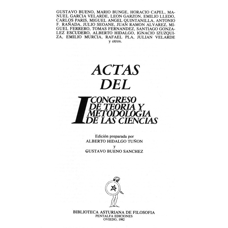 PACK - Congresos de Teoría y Metodología de las Ciencias