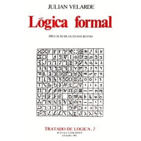 Imagen de la portada del libro Lógica Formal, con un fondo blanco y título en rojo.