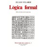 Imagen de la portada del libro Lógica Formal, con un fondo blanco y título en rojo.